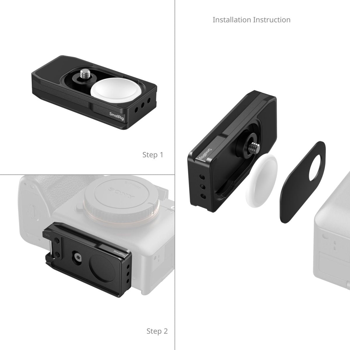 SmallRig MD5422 ArcaSwiss Mount Plate For Airtag / SMARTTAG2 - image 3 of 5