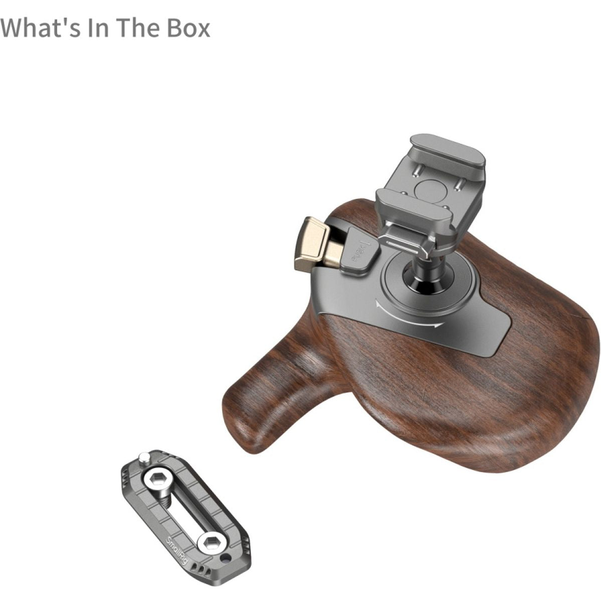 SmallRig 5161 Imagegrip Series Wooden Handle w/ Nato Clamp (Left Side) - image 5 of 5