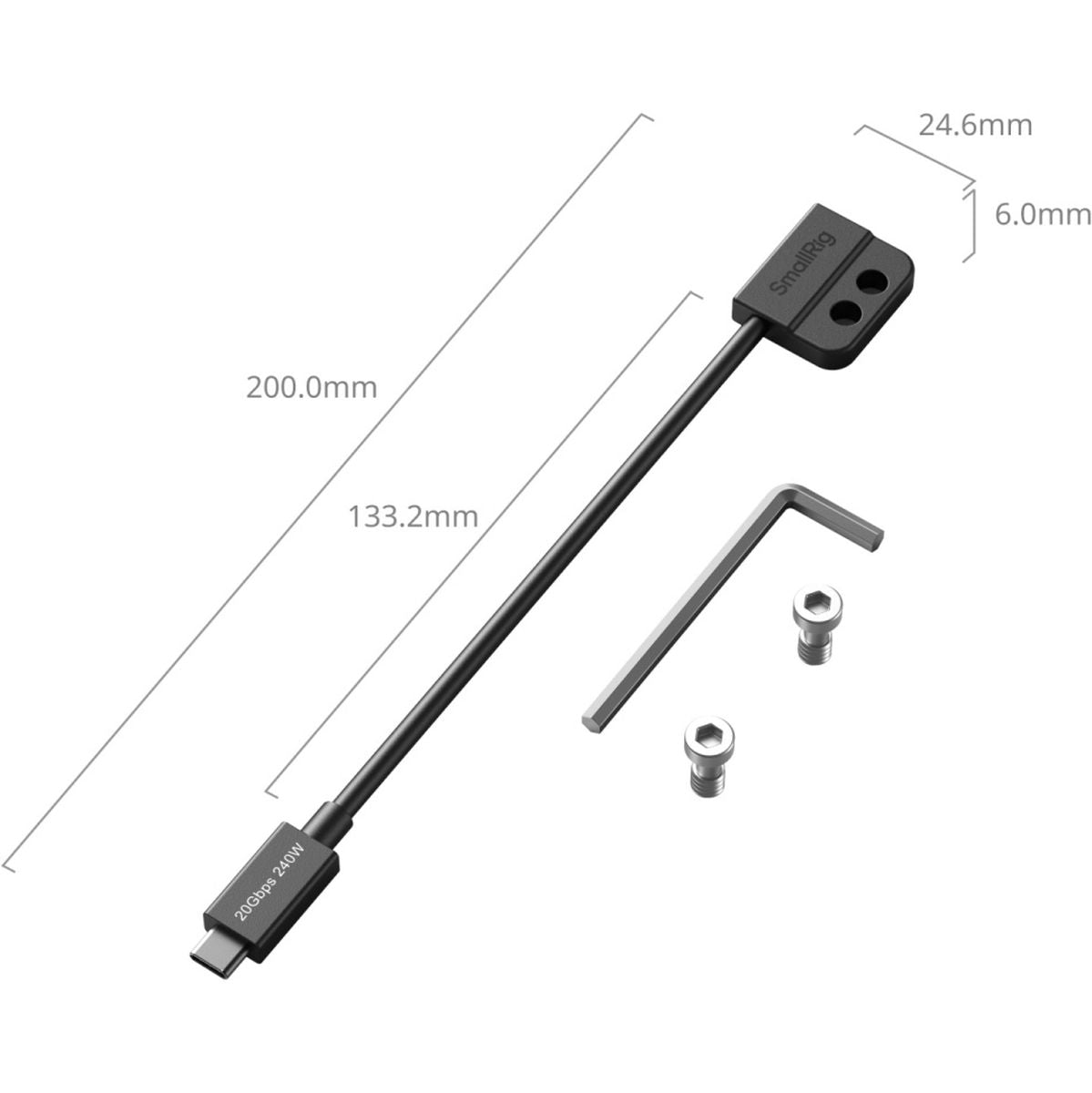 SmallRig 5078 USB-C Data Cable (Male To Female)
