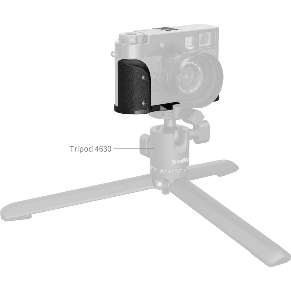 SmallRig 5332 L-Shaped Mount Plate w/ Silicone Handle For FujifilmXHalf (Black) - image 4 of 5