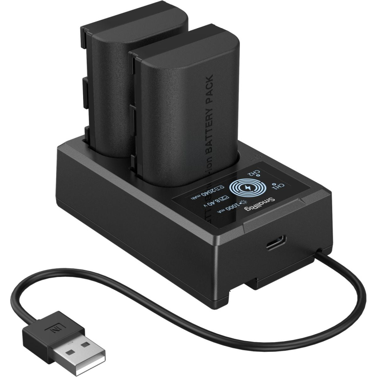 SmallRig 5409 Camera Battery X2 And Charger Kit For Canon LP-E6P