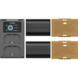 SmallRig 5409 Camera Battery X2 And Charger Kit For Canon LP-E6P