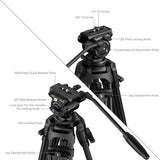 SmallRig 5443 FSD14 Freespeed Heavy-Duty Carbon Fiber Tripod