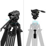 SmallRig 5443 FSD14 Freespeed Heavy-Duty Carbon Fiber Tripod