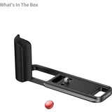 SmallRig 5448 L-Shaped Mount Plate w/ Silicone Handle For Fujifilm X-E5 (Black) - image 4 of 5