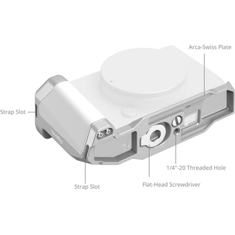 SmallRig 5390 L-Shaped Mount Plate w/ Handle For Sigma BF (Silver) - image 3 of 5