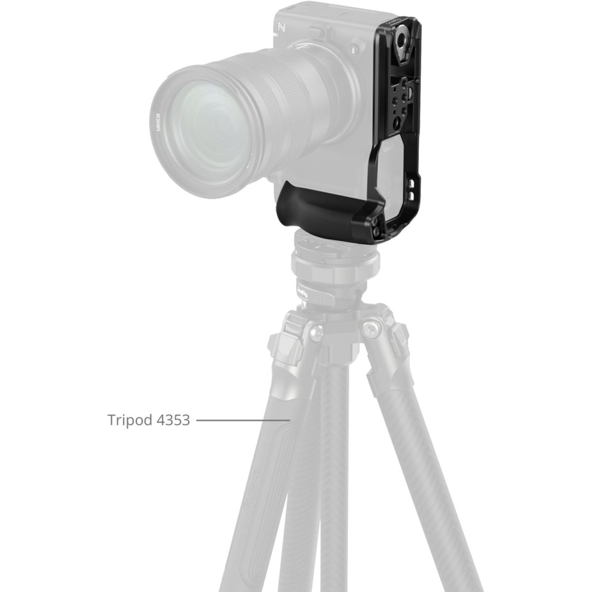 SmallRig 5466 L-Shaped Mount Plate w/ Silicone Handle For Nikon ZR - image 2 of 5