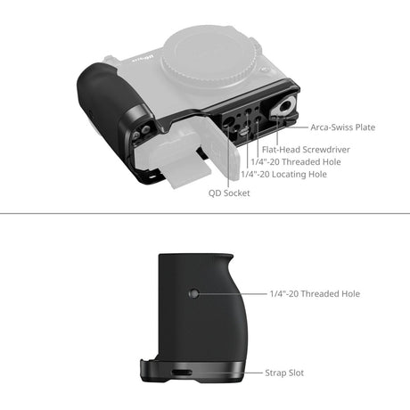SmallRig 5466 L-Shaped Mount Plate w/ Silicone Handle For Nikon ZR - image 3 of 5