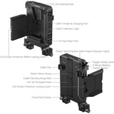 SmallRig 5226 V-Mount Battery Mount Plate Kit For 15mm LWS Rods