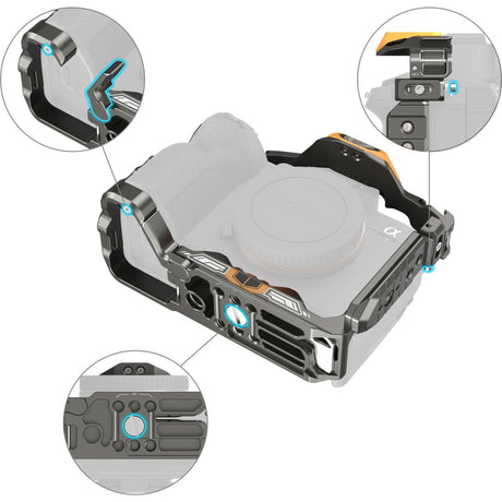 SmallRig 5518 Hawklock Quick Release Cage Sony A7R V / A7 IV / A7S III Bumblebee - image 5 of 5
