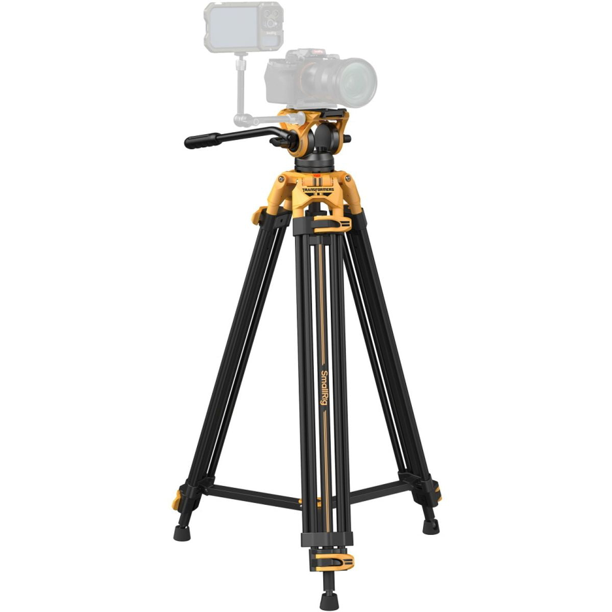 SmallRig 5523 Heavy-Duty Fluid Head Tripod AD-01 (Bumblebee Edition)