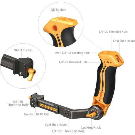 SmallRig 5524 Sling Handle For DJI RS 2| RS 3/4 Pro en Mini RSC 2 Bumblebee ED - image 5 of 5