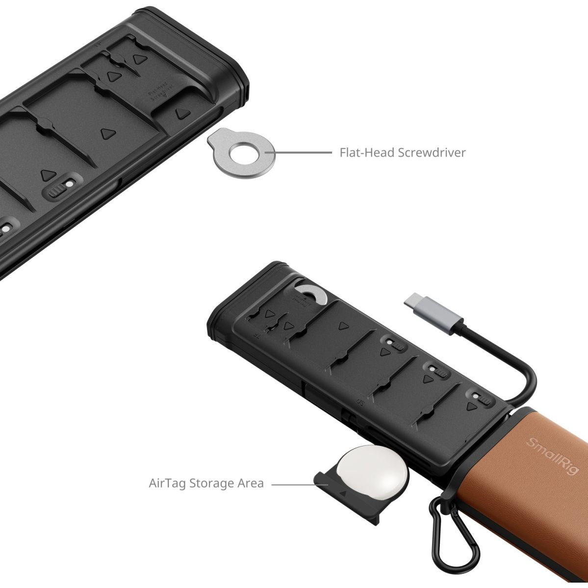 SmallRig 5361 Multifunctional Card Reader & Storage Case (CFexpress Type A)