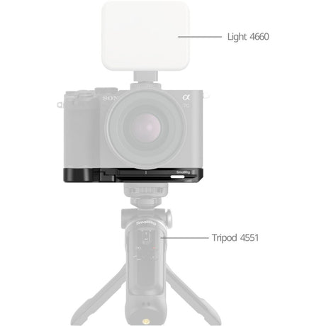 SmallRig 5481 Baseplate w/ Airtag Slot For Sony Alpha 7C II / Alpha 7CR (Black) - image 3 of 5