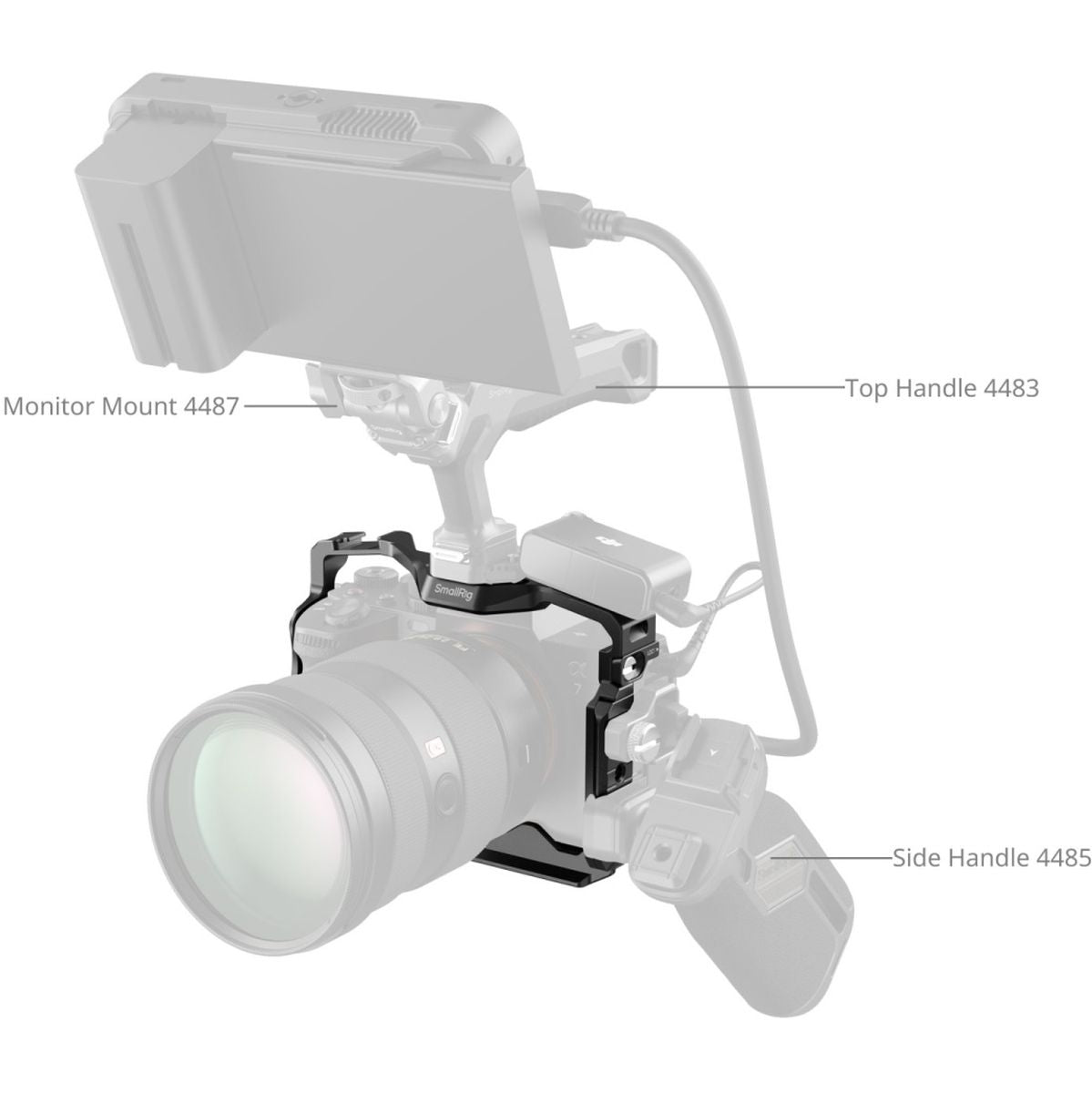 SmallRig 5583 Cage w/ Airtag Slot For Sony Alpha 7R V / 7 IV / 7S III / 1 /7R IV - image 5 of 5