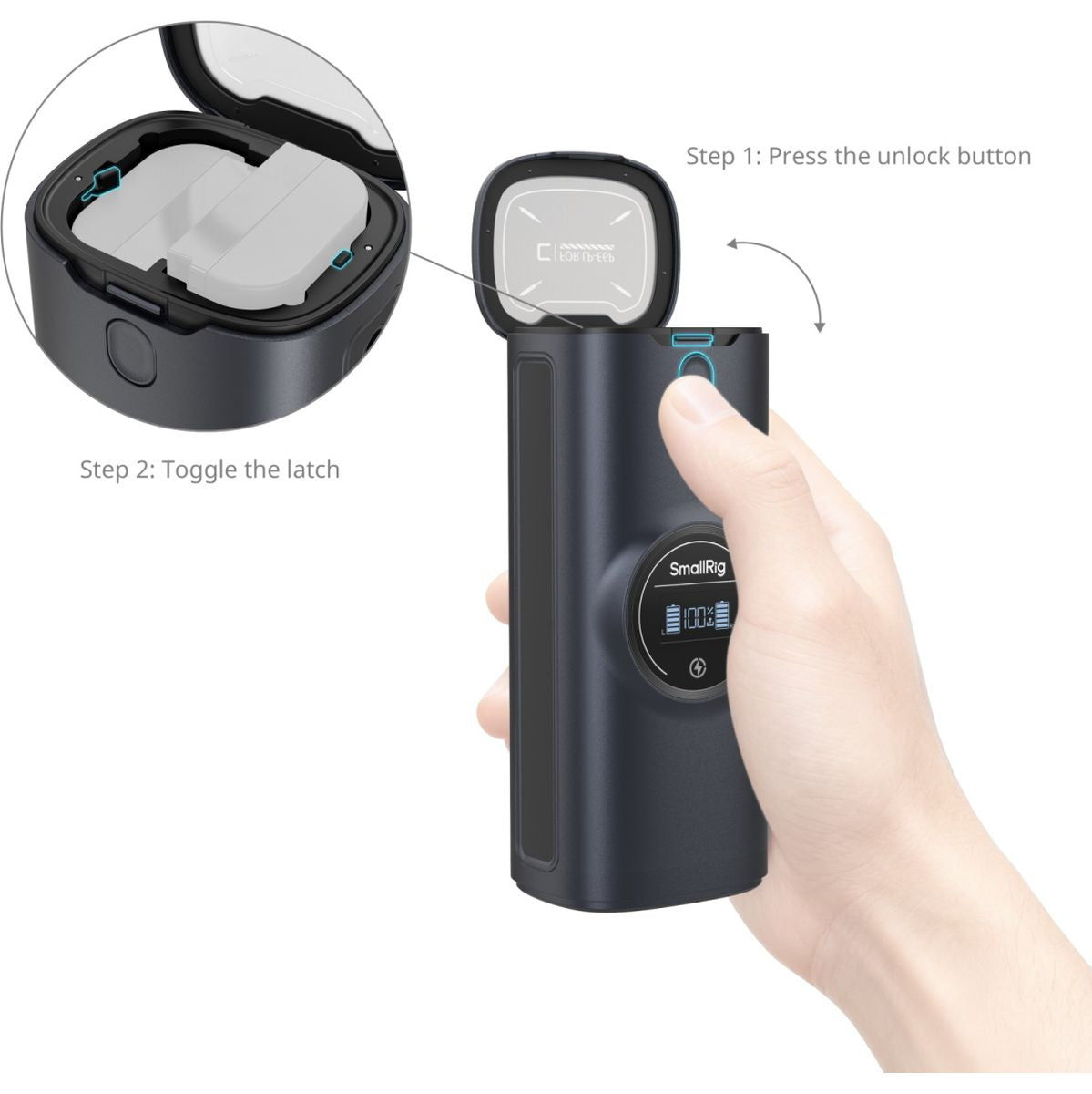 SmallRig 5108 Power Bank Charger Case Kit For Canon LP-E6P / LP-E6NH - image 4 of 5