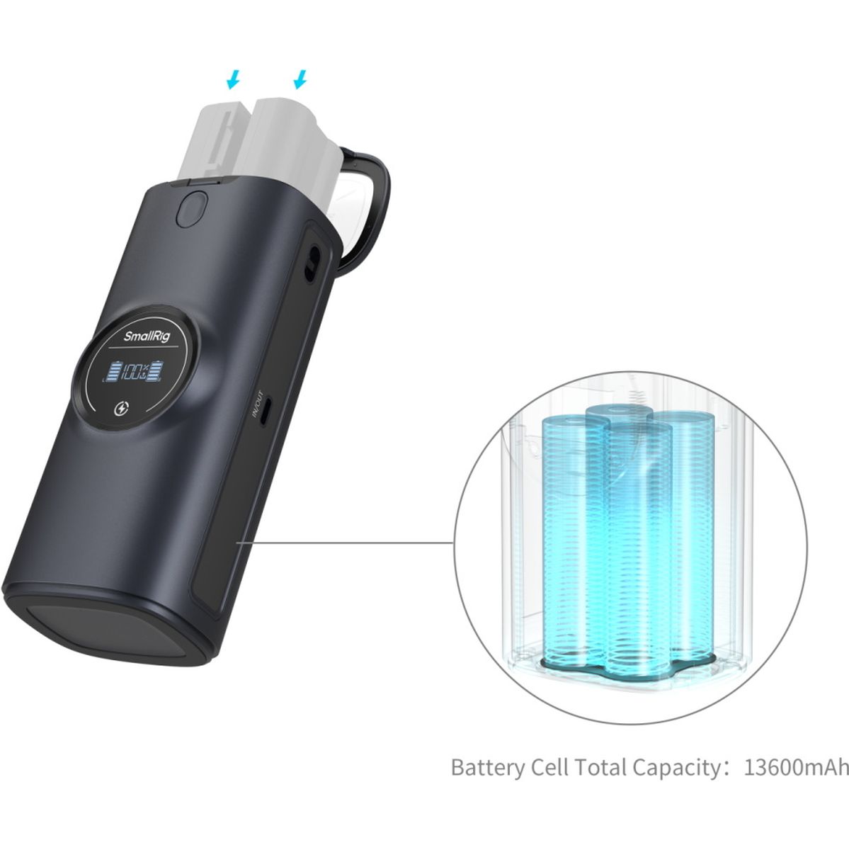 SmallRig 5110 Power Bank Charger Case Kit For Nikon EN-EL15C Camera Batteries - image 4 of 5