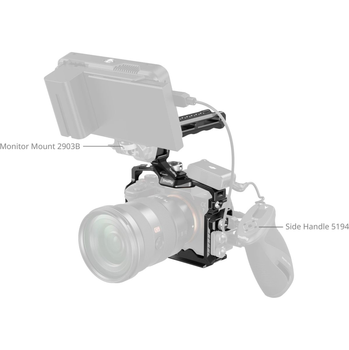 SmallRig 3668C Cage Kit For Sony Alpha 7R V / 7 IV / 7S III / 7 V - image 3 of 5