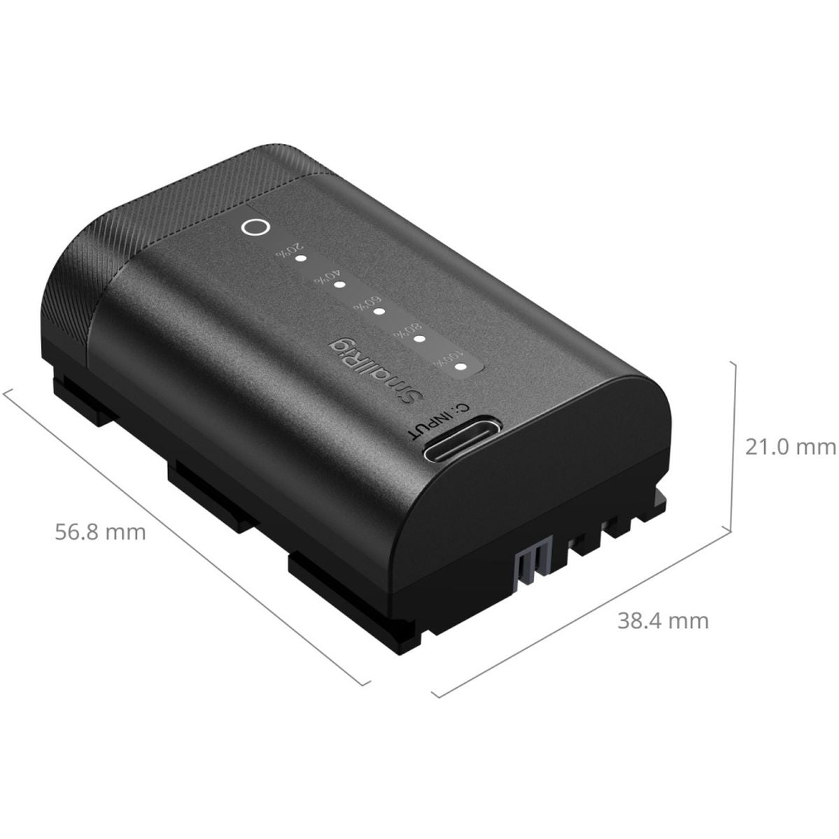 SmallRig 5298 USB-C Camera Battery w/ Power Display For Canon LP-E6P - image 2 of 5