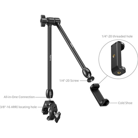 SmallRig 5624 Desktop Magic Arm w/ Crab-Shaped Clamp Kit - image 3 of 4