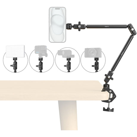 SmallRig 5626 Desktop Magic Arm w/ Crab-Shaped Clamp Kit (MagSafe-Compatible Ed) - image 2 of 5