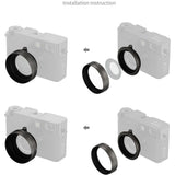 SmallRig 5709 Shading Hood For Fujifilm X Half (Charcoal Silver)