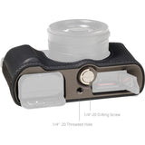 SmallRig 5698 Leather Half Case For Panasonic LUMIX L10 (Black)