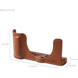SmallRig 5699 Leather Half Case For Panasonic LUMIX L10 (Brown) - image 2 of 3