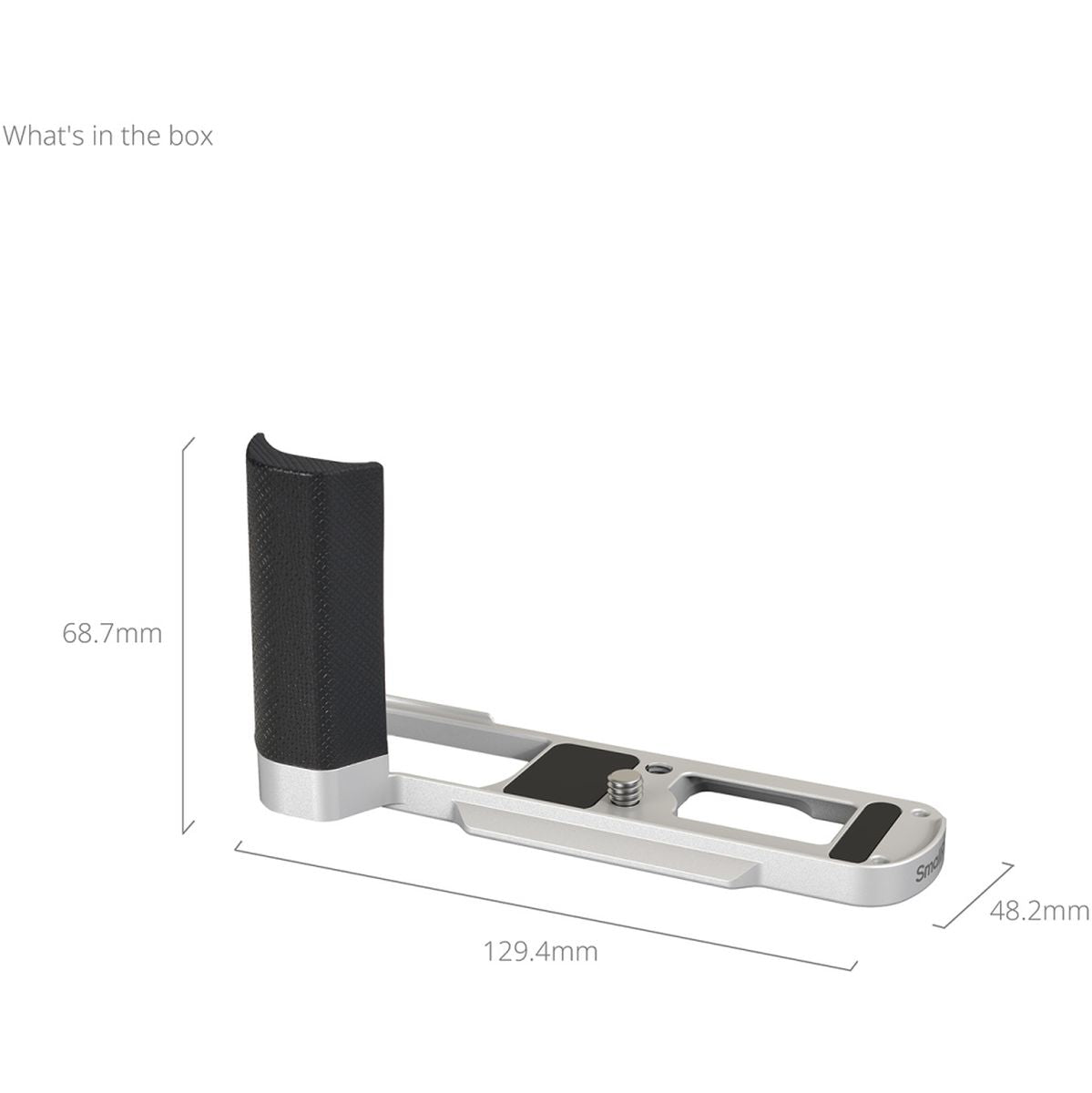 SmallRig 5701 L-Shaped Mount Plate Handle For Panasonic LUMIX L10 (Silver) - image 3 of 3