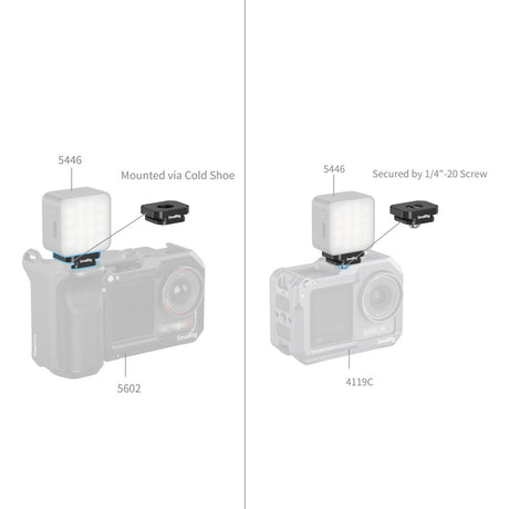 SmallRig 5472 Mount Plate w/ Cold Shoe Mount (4pcs) - image 4 of 5