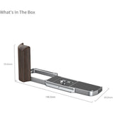 SmallRig 5563 L-Shaped Mount Plate w/ Wooden Handle For OM System OM-3 - image 4 of 5