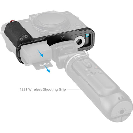 SmallRig 5663 L-Shaped Mount Plate w/ Silicone Handle For Fujifilm X-T30 (Black) - image 5 of 5