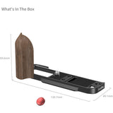 SmallRig 5666 L-Shaped Mount Plate w/ Wooden Handle For Fujifilm X-T30 (Black) - image 4 of 5