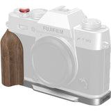SmallRig 5667 L-Shaped Mount Plate w/ Wooden Handle For Fujifilm X-T30 (Silver)