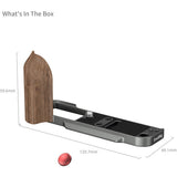 SmallRig 5668 L-Shaped Mount Plate w/ Wooden Handle Fujifilm X-T30 (Charcoal) - image 4 of 5