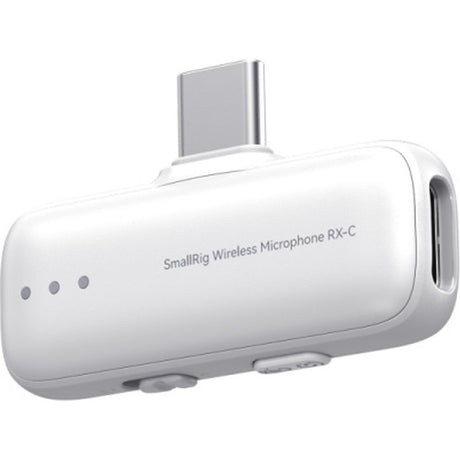 SmallRig 716 S 70 Wireless Microphone w/ Multi-Device Compatibility (White - image 4 of 5