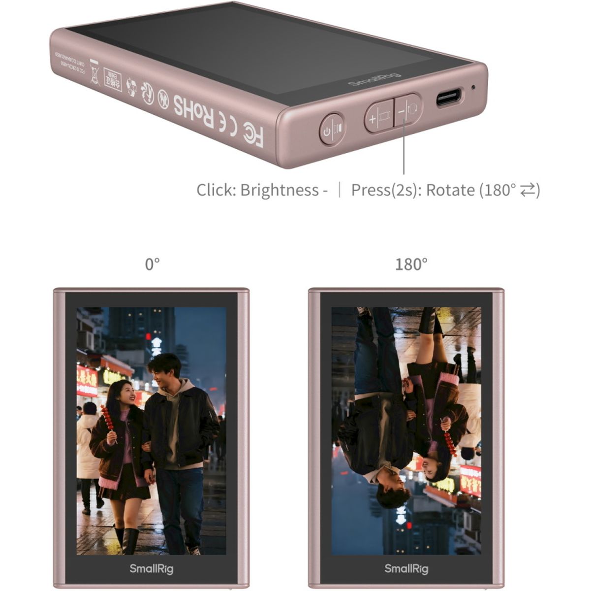 SmallRig 5746 Wireless Display Mirroring Adapter For Mobile Phone (Selfie Kit)