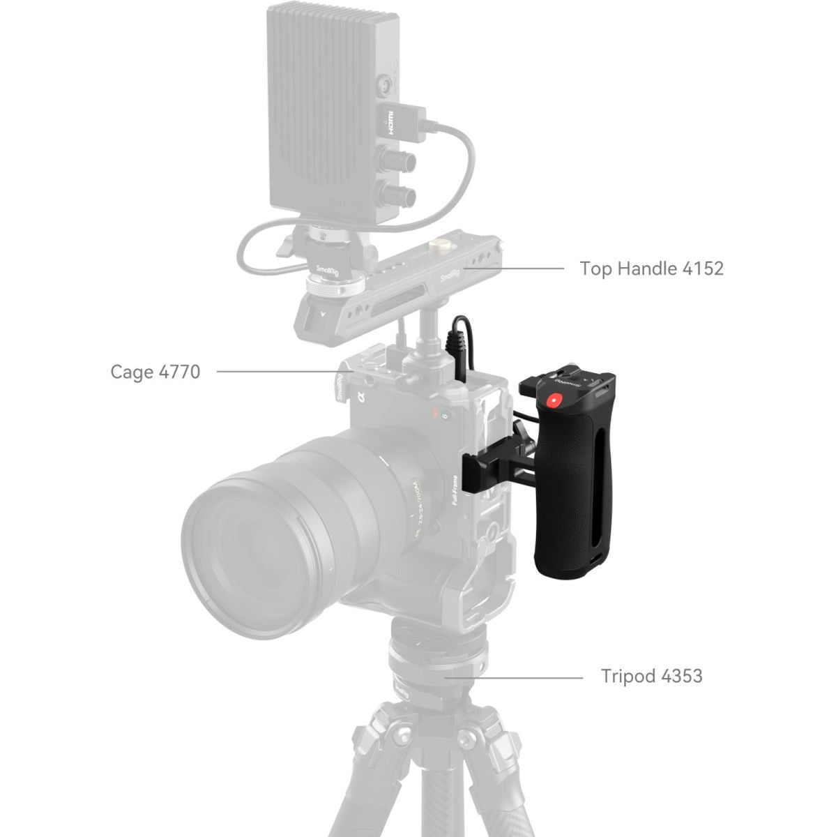 SmallRig 5694 Arca-Type Side Handle w/ Rec Trigger - image 4 of 5