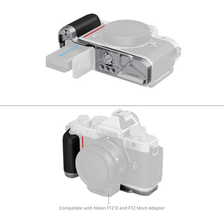 SmallRig 5706 L-Shaped Mount Plate w/ Silicone Handle For Nikon Z F (Silver) - image 2 of 5