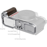 SmallRig 5707 L-Shaped Mount Plate w/ Wooden Handle For Nikon Z F (Silver) - image 5 of 5