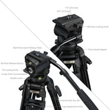 SmallRig 5579 FSD16 Freespeed Heavy-Duty Aluminum Alloy Tripod