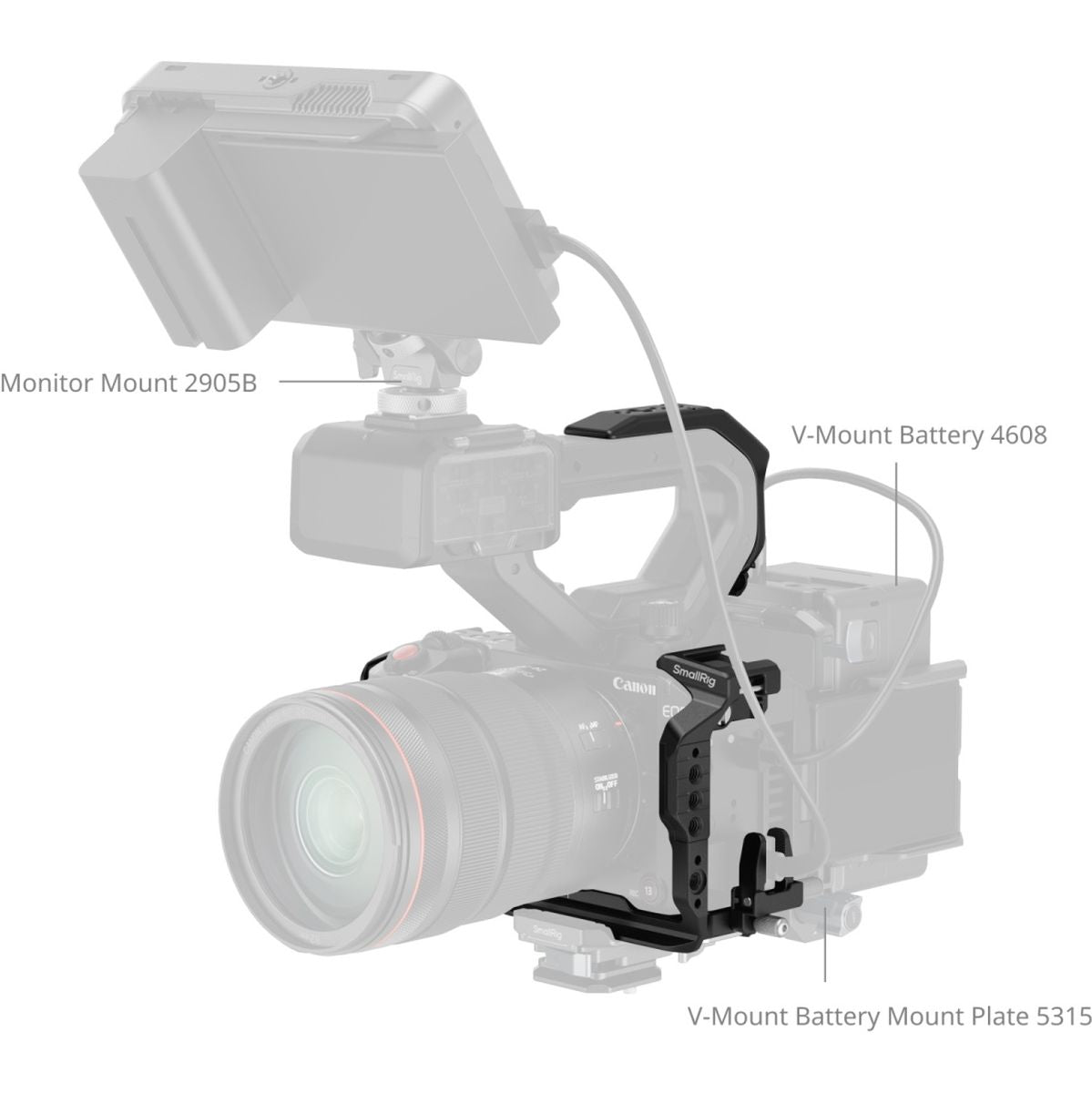 SmallRig 5657 Cage Kit For Canon EOS C50