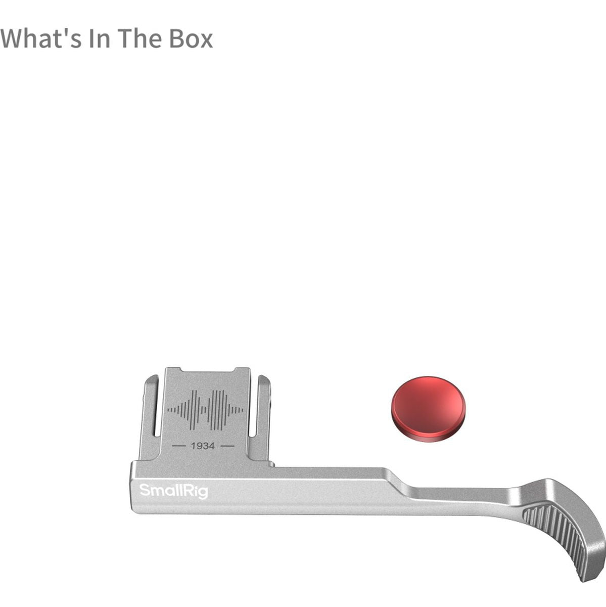 SmallRig 877B Thumb Grip For Fujifilm X-M5 (Silver - image 2 of 3