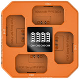 SmallRig 5749 FOUR-Channel Camera Battery Charger For NP-FW50