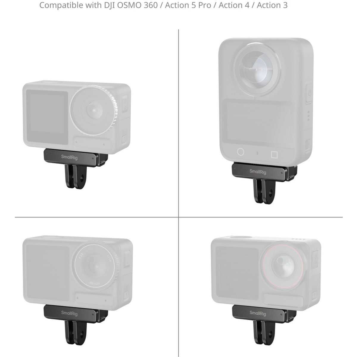 SmallRig 5813 Quick Release Mount Adapter For DJI Osmo 360 /Action 5 Pro/4/3