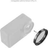 SmallRig 5839 Attachable Star Cross Filter (6 Points) For Osmo Action 5 Pro / 4