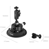 SmallRig 5855 4.5 Suction Cup Mount For Action Cameras