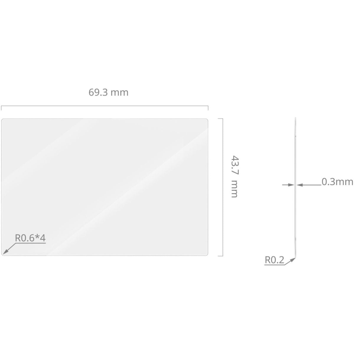 SmallRig 5804 Screen Protector For Fujifilm X-T30 III / X-T30 II / X-T30 / X-S10