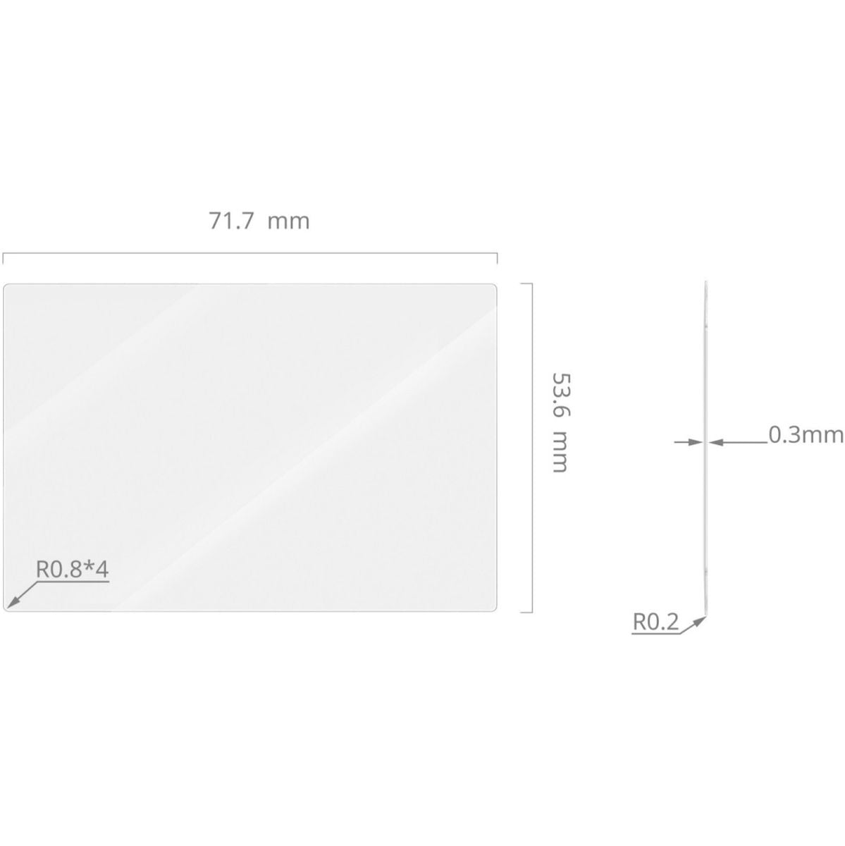 SmallRig 5805 Screen Protector For Canon R6 / R6 II / R7