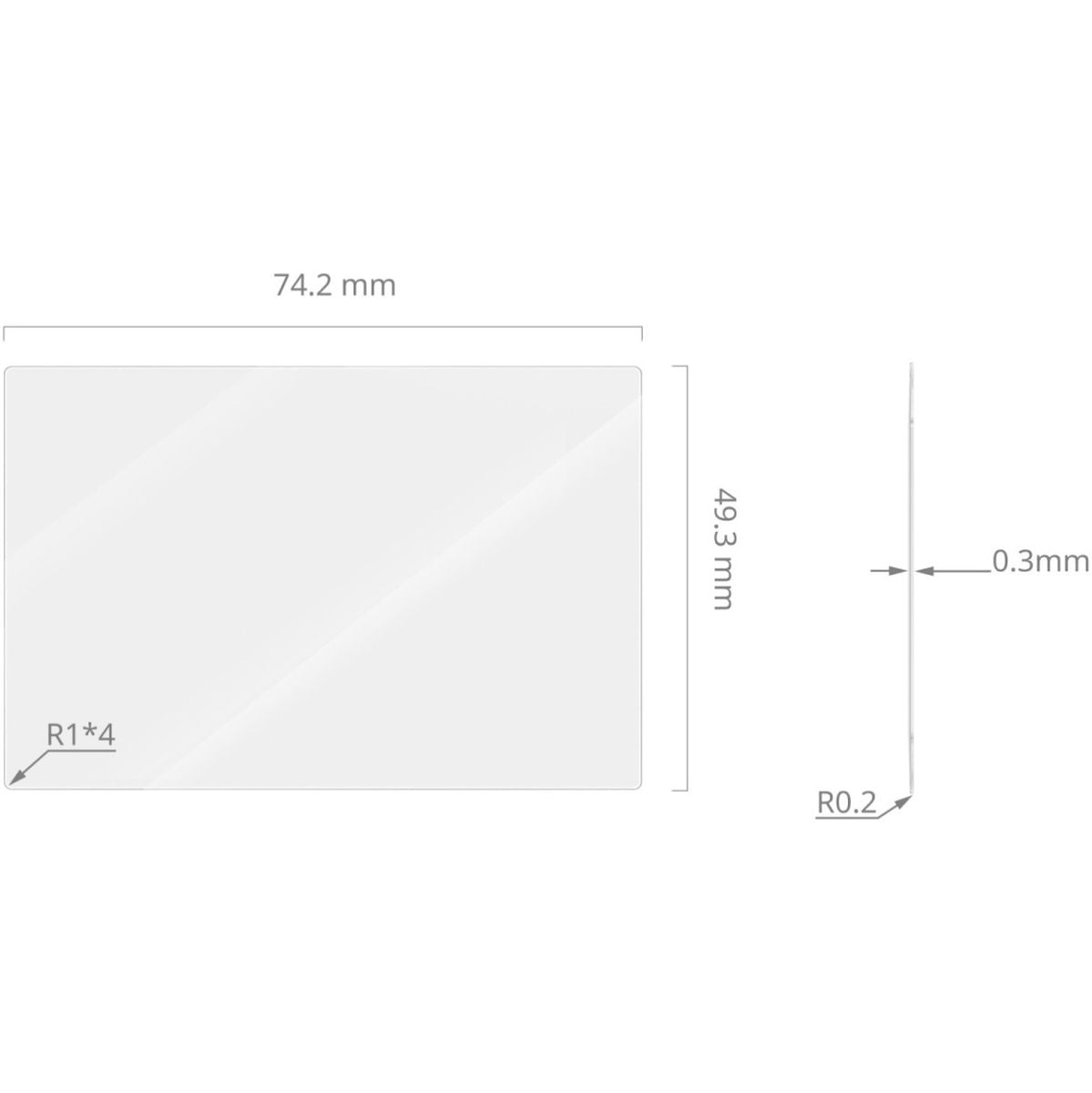 SmallRig 5806 Screen Protector For Canon PowerShot V1 / G7X III